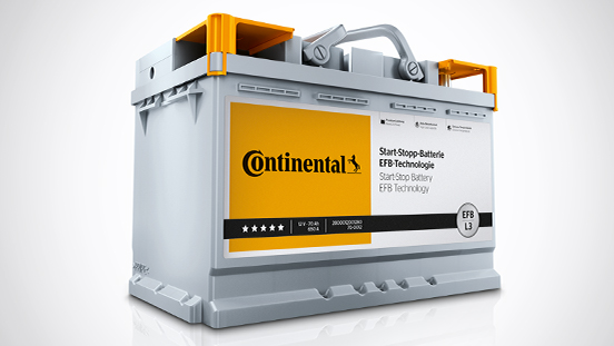 Continental 2800012039280 Batterie 12V 70Ah 760A B13 EFB-Batterie